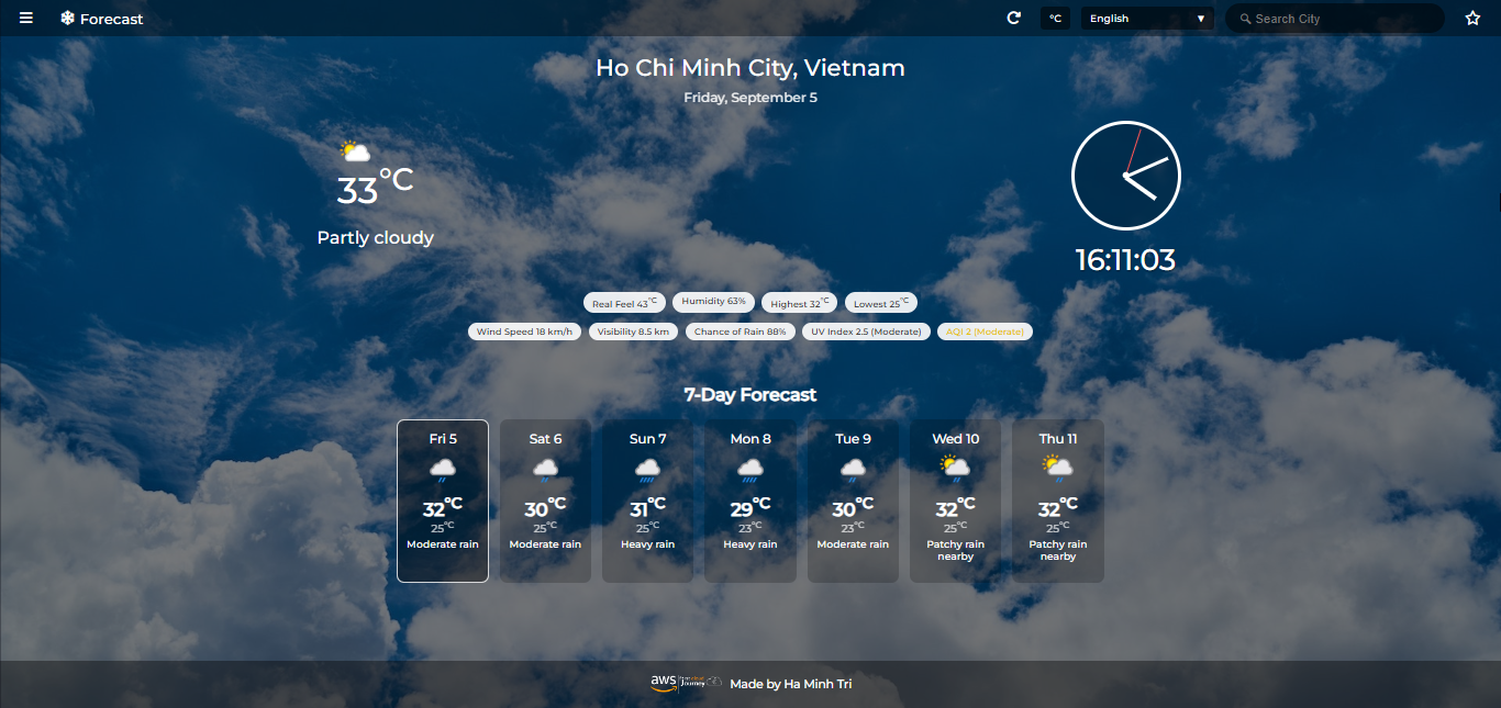 Weather App Preview